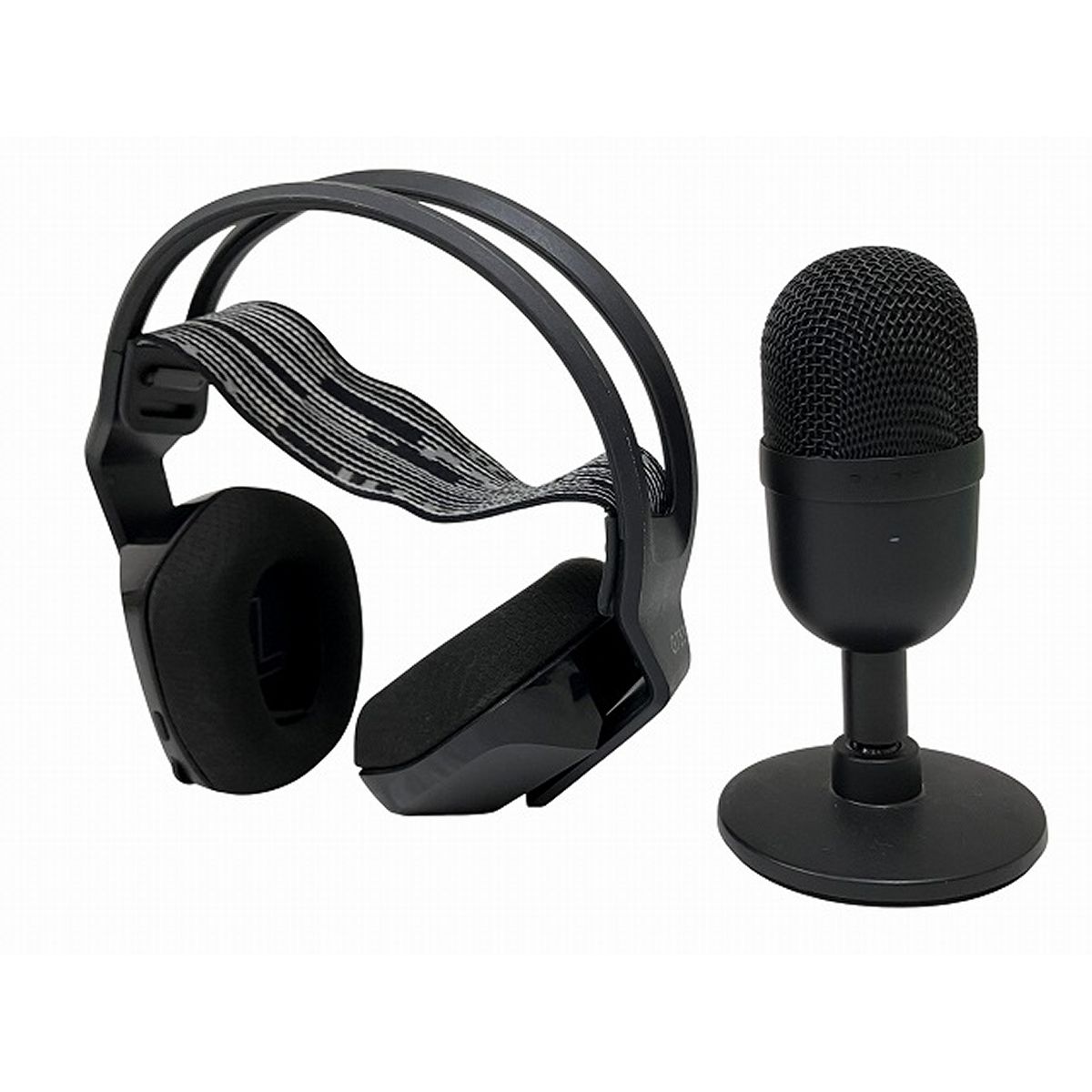 RAZER RZ19-0345 コンデンサーマイク Logicool G733 LIGHTSPEED ワイヤレスゲーミングヘッドセット 2点セット PC レイザー ロジクール O10591986