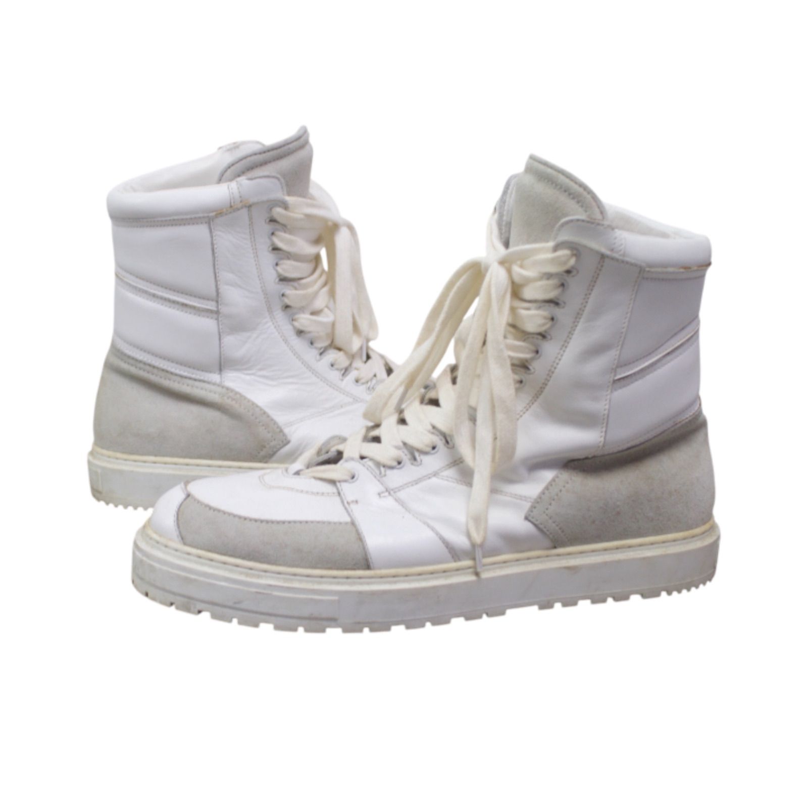 KRIS VAN ASSCHE ホワイト ハイカットスニーカー 新品】KRIS VAN ASSCHE クリスヴァンアッシュ 靴 スニーカー 白 - メルカリ