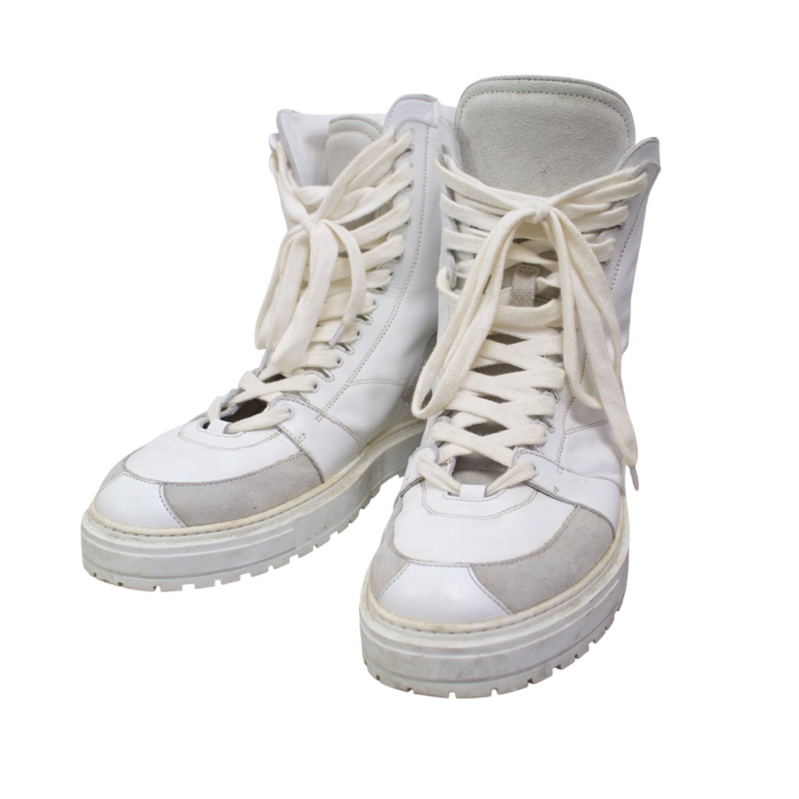 KRIS VAN ASSCHE クリスヴァンアッシュ サイドジップ ハイカットレザー