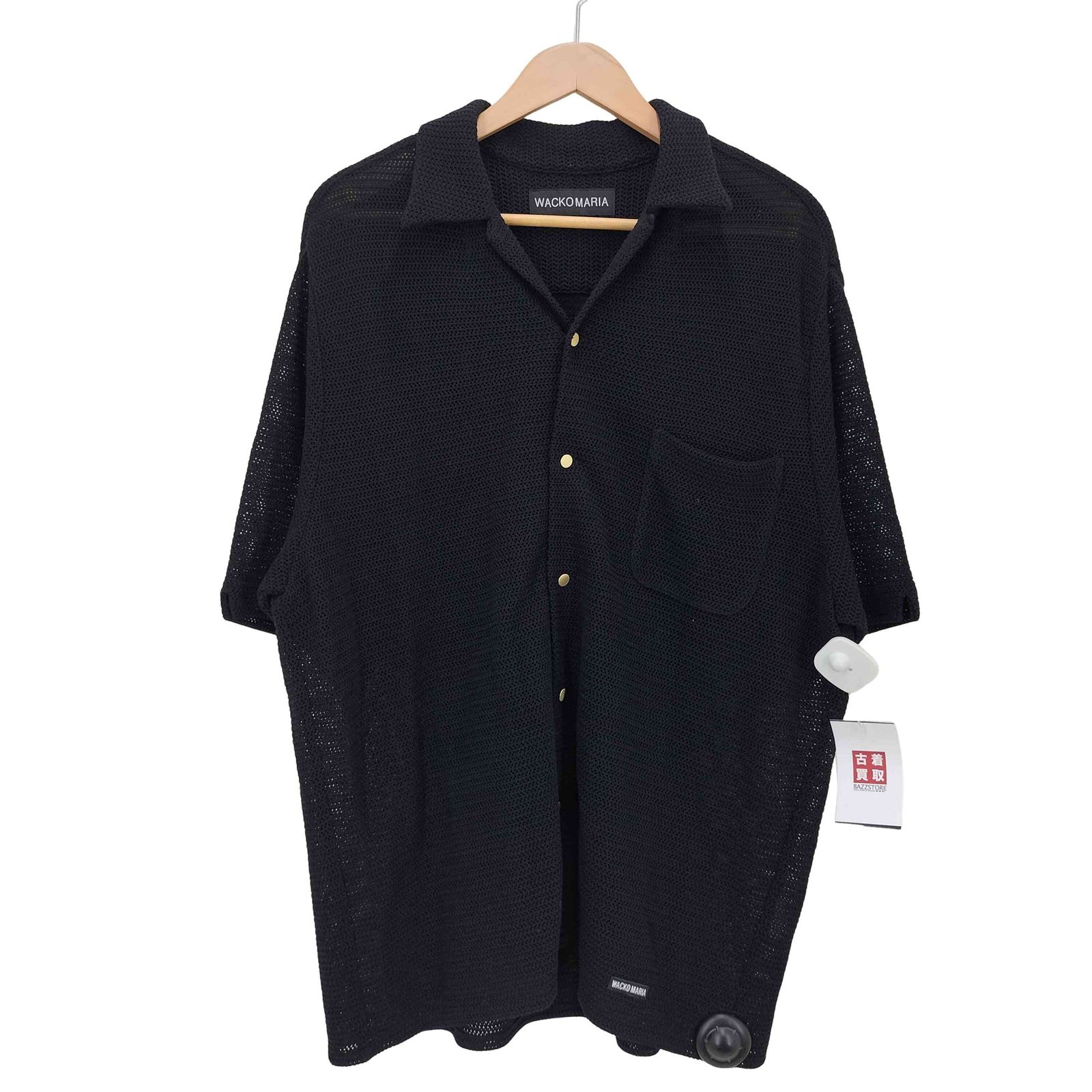 ワコマリア WACKO MARIA 25SS SUMMER KNIT OPEN COLLAR SHIRT メンズ JPN L