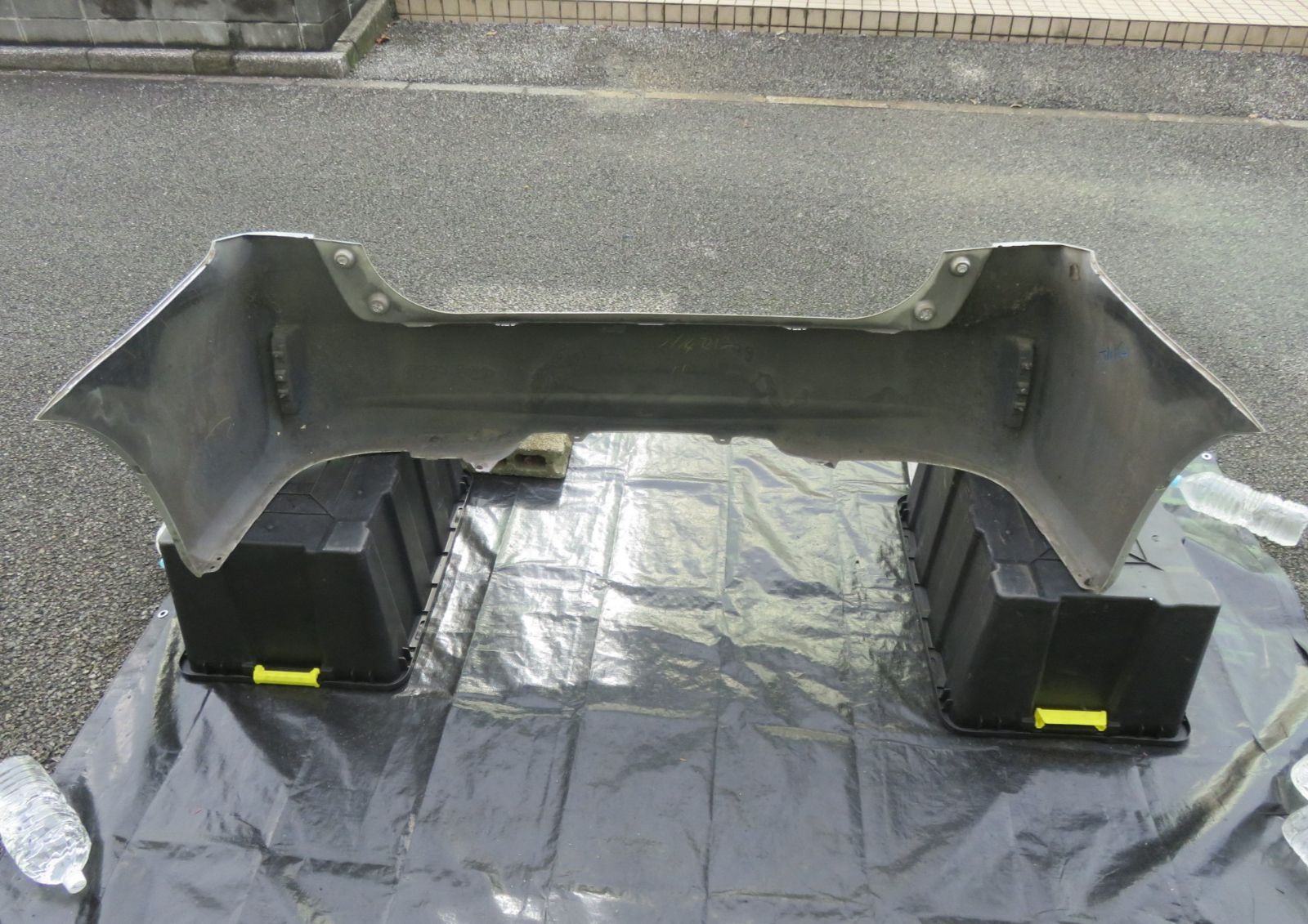 LK56* プリウスα ZVW41/前期 リアバンパー リフレクター付 /純正 1F7