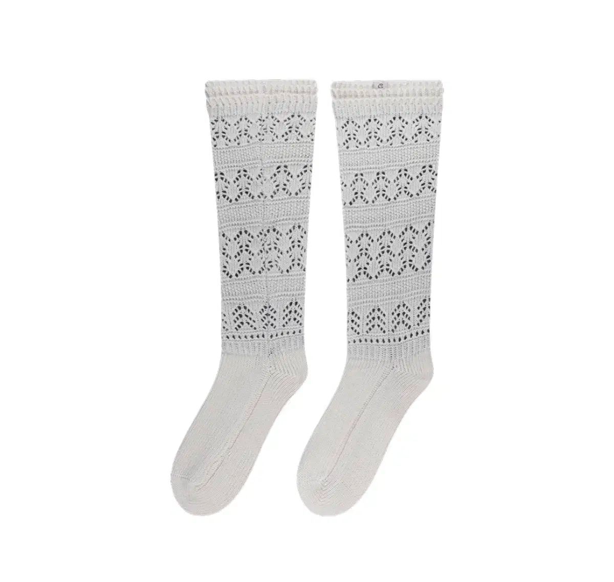 ISSEY MIYAKE アイボリー ニーハイソックス