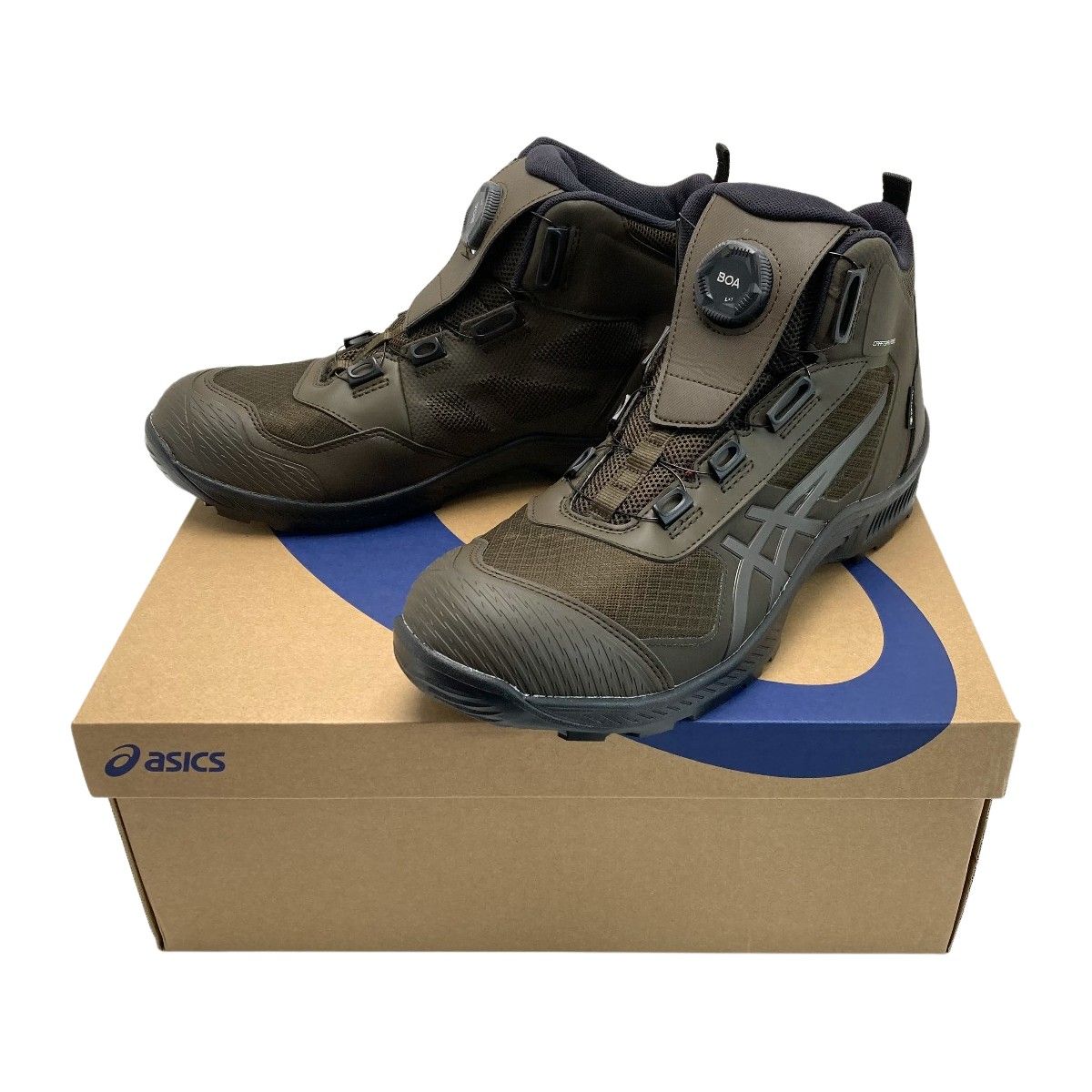 asics アシックス 安全靴 ウィンジョブ CP 604 GORE TEX Boa 200 ブラウン 29 cm メンズ き