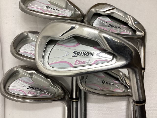 レディースアイアンセット ダンロップ ウィメンズ用 スリクソンGiE-L レディース アイアン 6本 SV-3019J L 32 5070 杭全