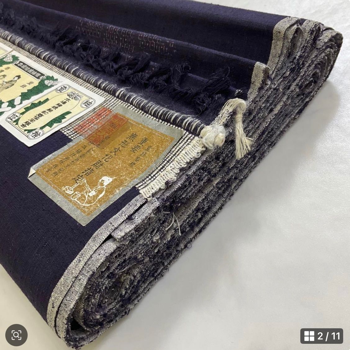 kimono one kimonoarisa 厳選 本場結城紬 反物 正絹 証紙付き 着尺