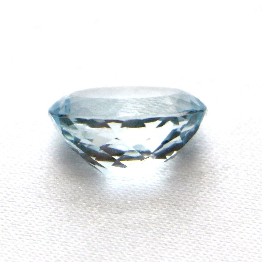 アクアマリン オーバルカット12 mm 4.92 ct アクワマリン Aquamarine 藍玉 ハイクオリティー ルース 裸石 マクラメ パワーストーン 天然石 ハンドメイド