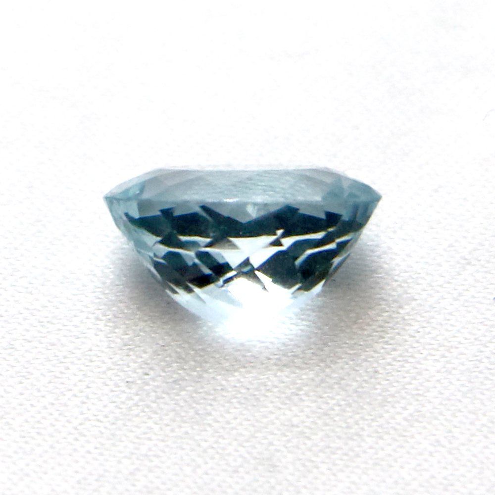 アクアマリン オーバルカット12 mm 4.68 ct アクワマリン Aquamarine 藍玉 ハイクオリティー ルース 裸石 マクラメ パワーストーン 天然石 ハンドメイド