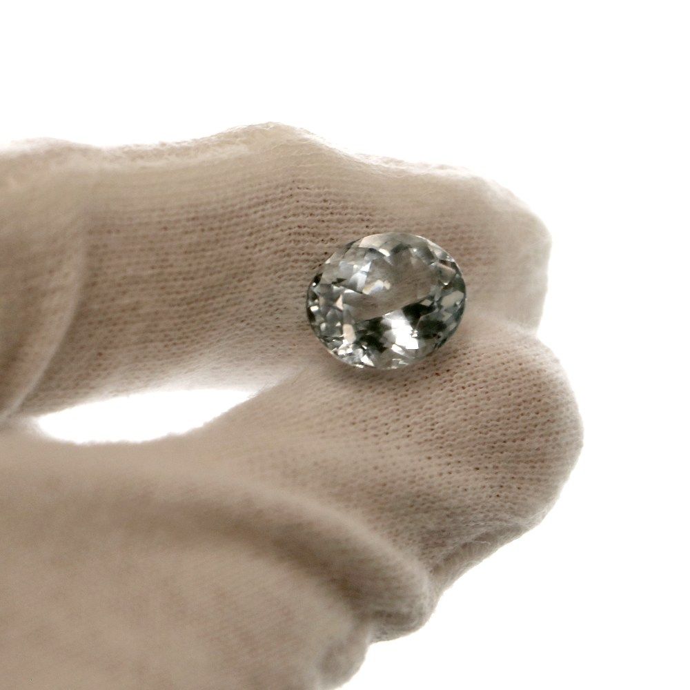  アクアマリン オーバルカット12 mm 4 68 ct アクワマリン Aquamarine 藍玉 ハイクオリティー ルース 裸石 マクラメ パワーストーン 天然石 ハンドメイド ルース(裸石) 原石 ビーズ アクセサリー道具 材料