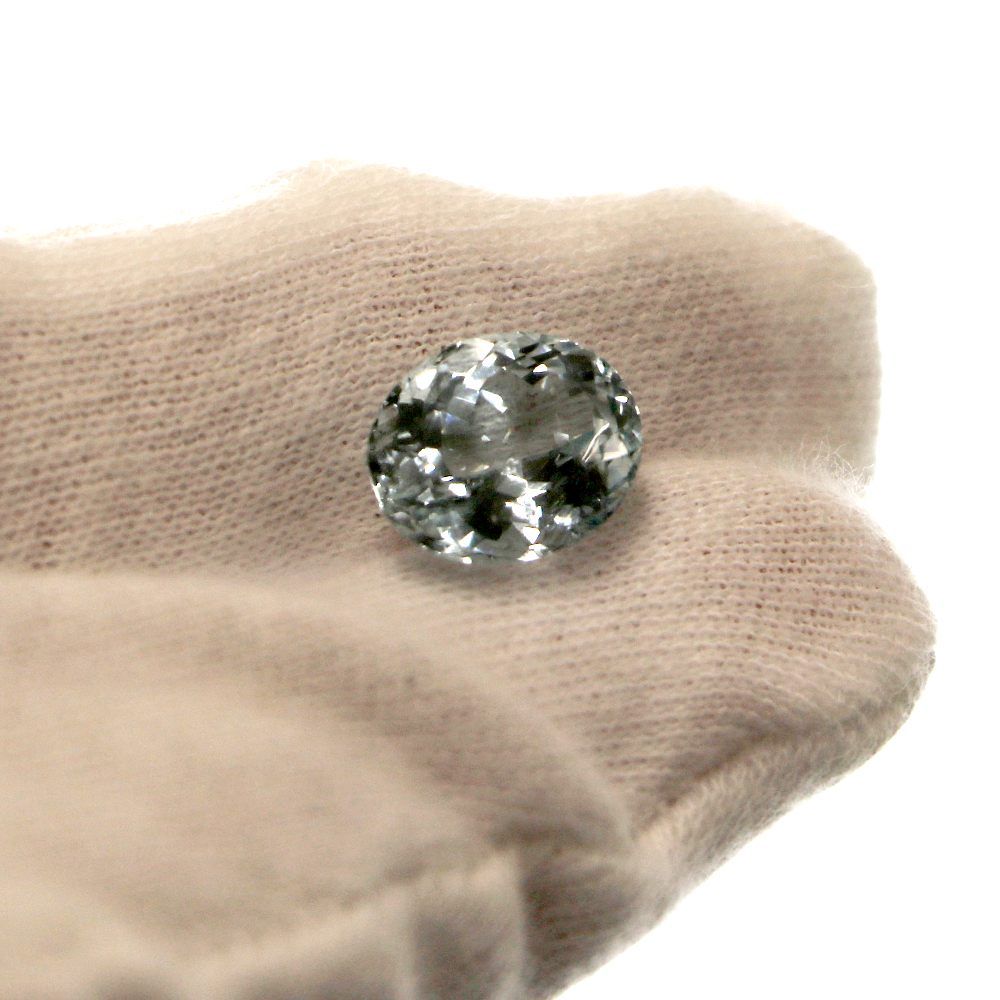  アクアマリン オーバルカット12 mm 4.77 ct アクワマリン Aquamarine 藍玉 ハイクオリティー ルース 裸石 マクラメ パワーストーン 天然石 ハンドメイド ルース(裸石) 原石 ビーズ アクセサリー道具 材料