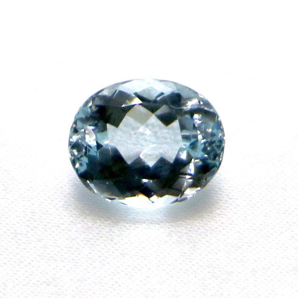 アクアマリン オーバルカット12mm 5.21ct アクワマリン Aquamarine 藍玉 ハイクオリティー ルース 裸石 マクラメ パワーストーン 天然石 ハンドメイド