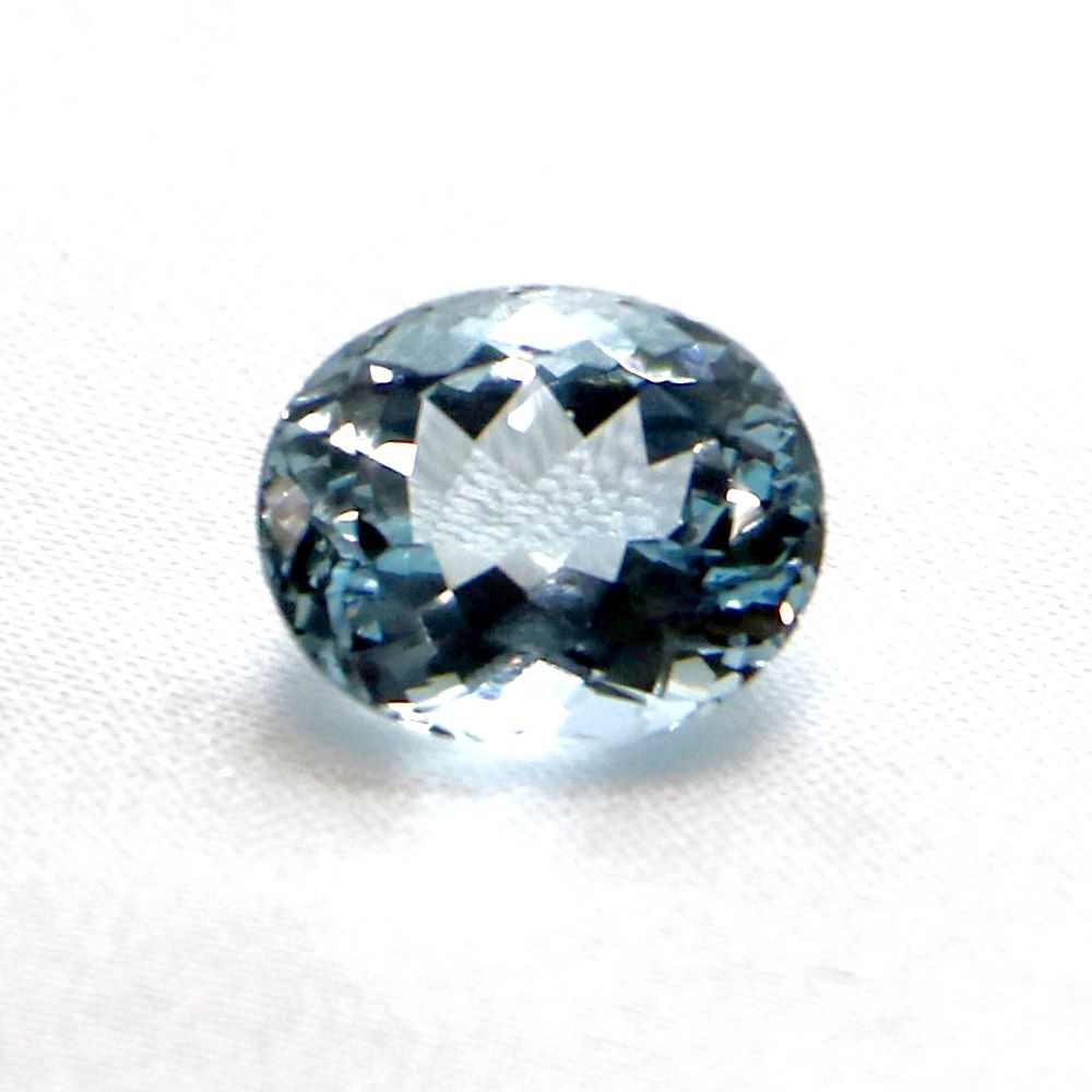 アクアマリン オーバルカット12mm 5.06ct アクワマリン Aquamarine 藍玉 ハイクオリティー ルース 裸石 マクラメ パワーストーン 天然石 ハンドメイド