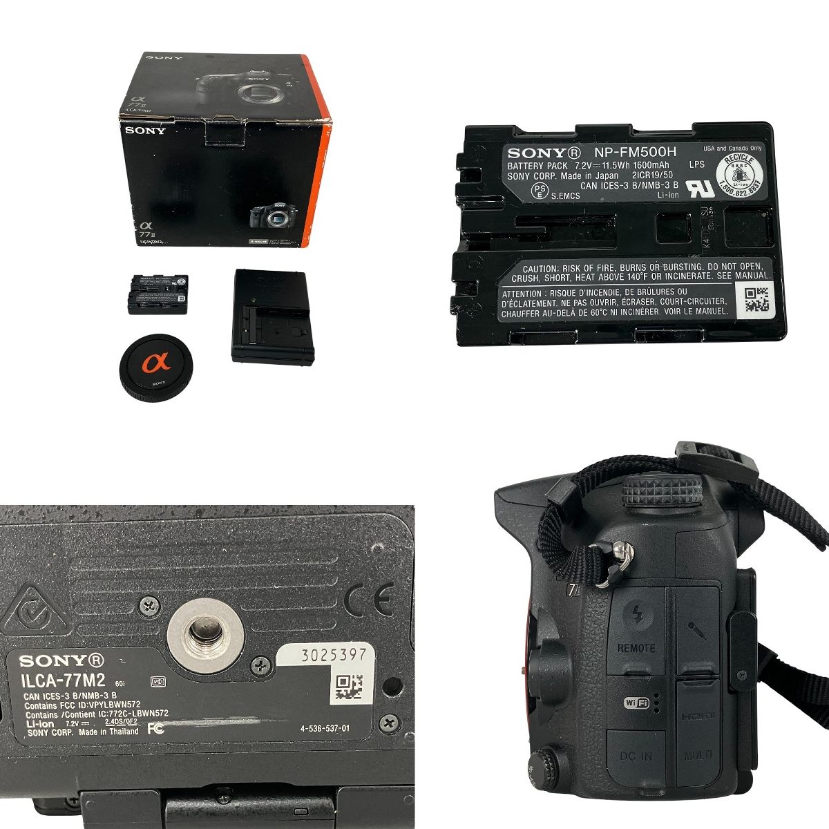 SONY ILCA-77M2 α77II デジタル一眼 カメラ ボディ Y10603789