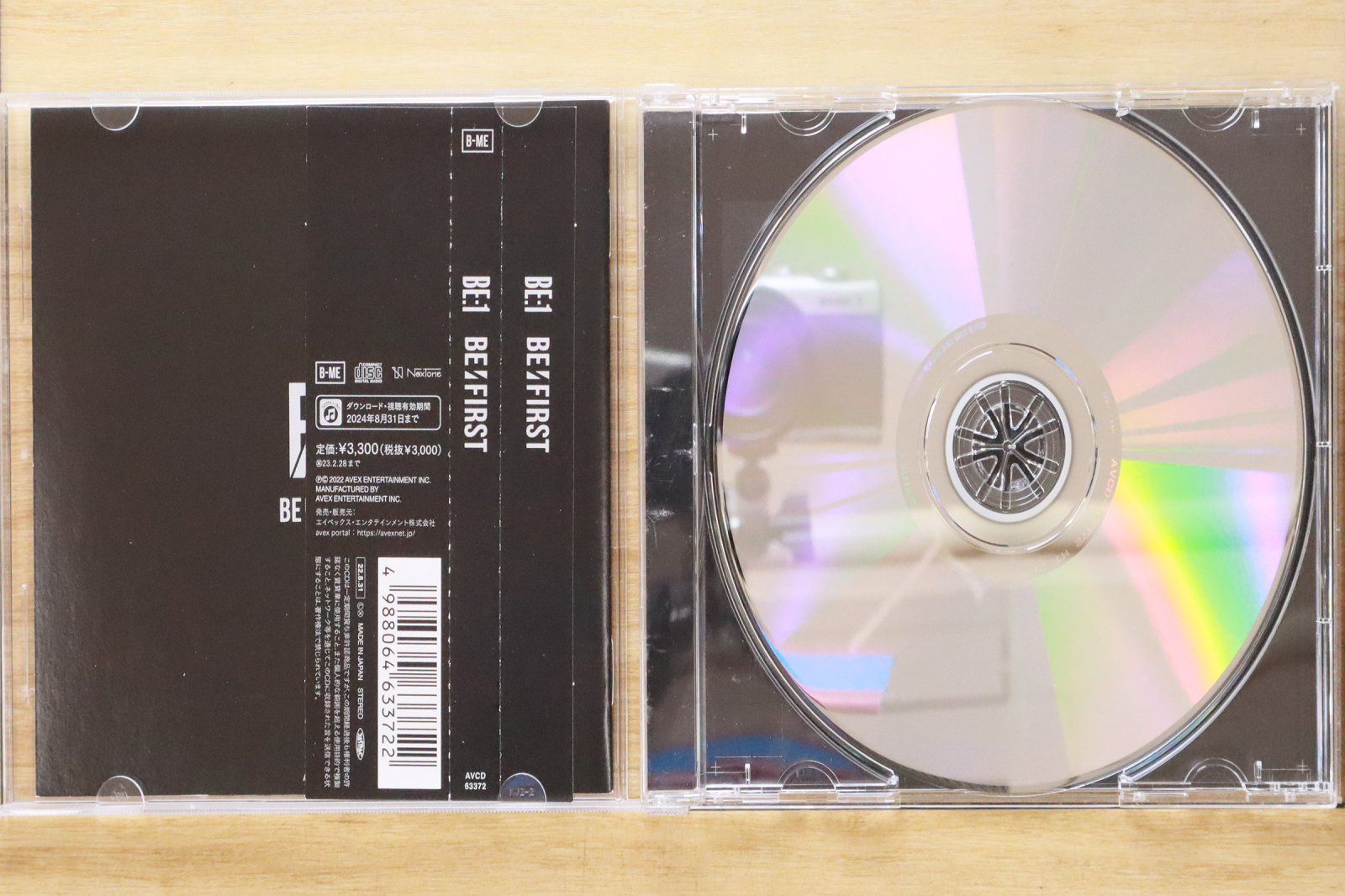 国内盤CD☆ビーファースト/BE:FIRST□ BE:1(CD)(初回生産限定盤