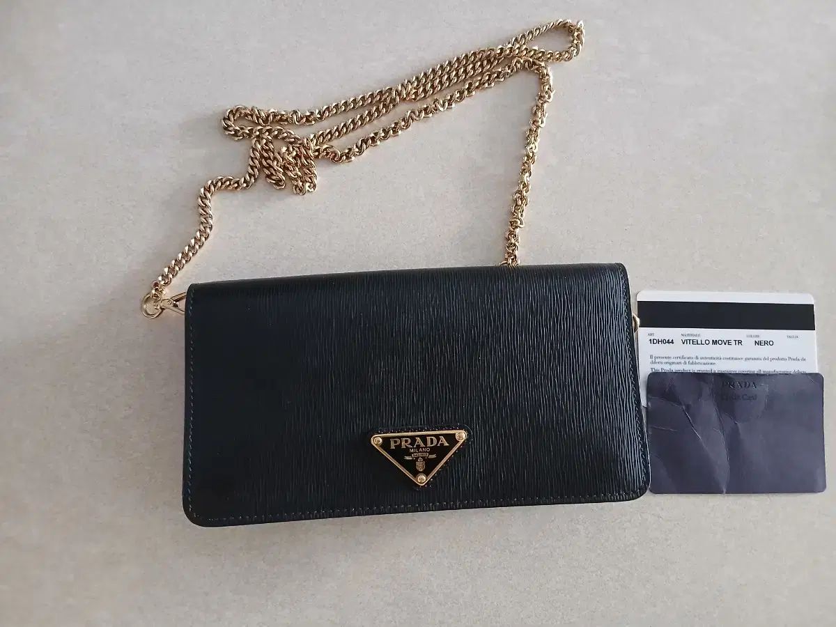 PRADA プラダ ビッテロムーブ チェーン ミニ クロスバッグ