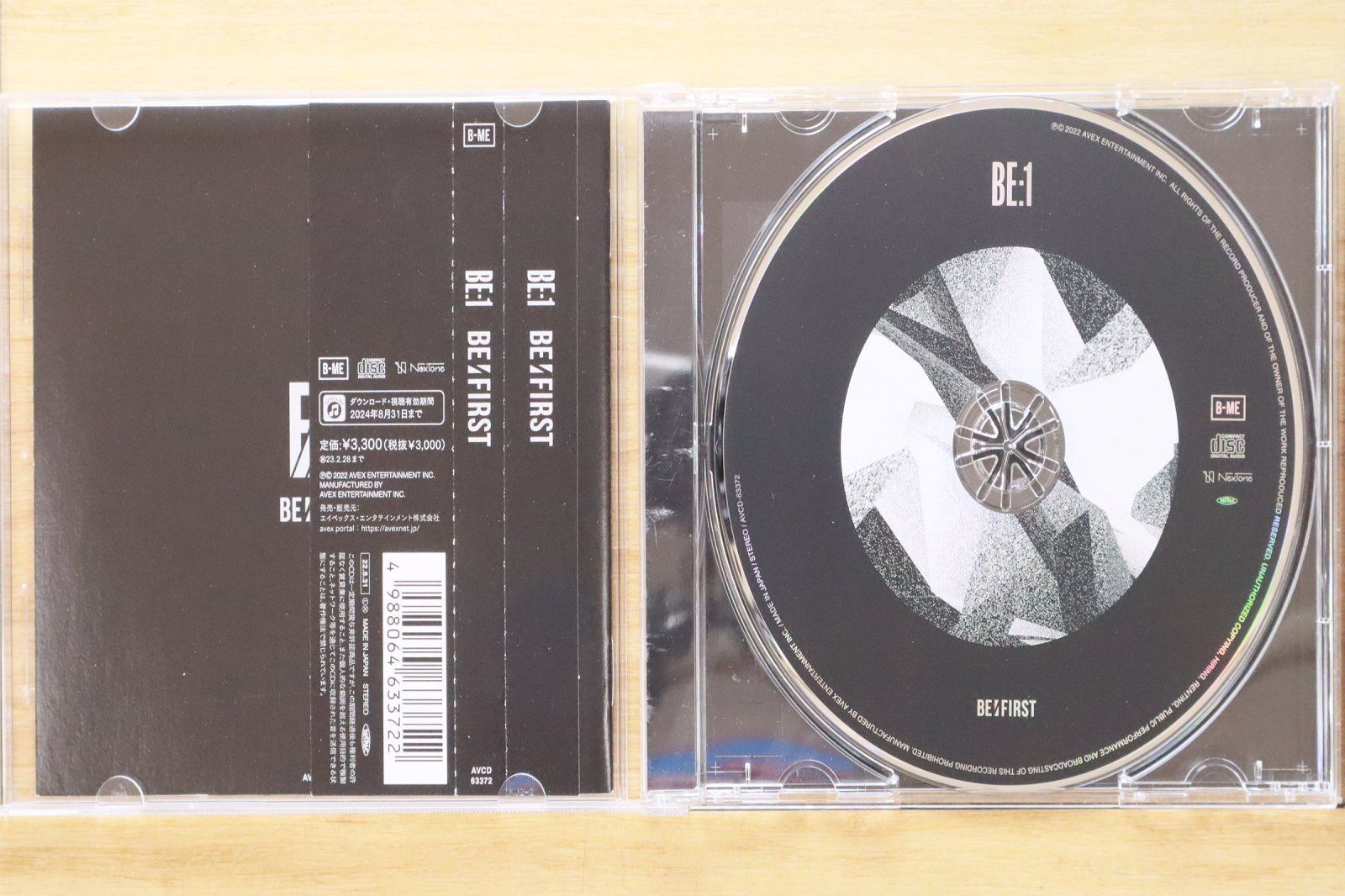 国内盤CD☆ビーファースト/BE:FIRST□ BE:1(CD)(初回生産限定盤