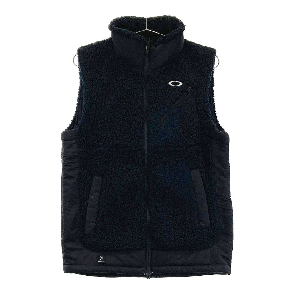 KENZOケンゾーGOLFゴルフ 収納フード付き ジップアップベスト ブラック系 KENZOケンゾーGOLFゴルフ 収納フード付き ジップアップベスト ブラック