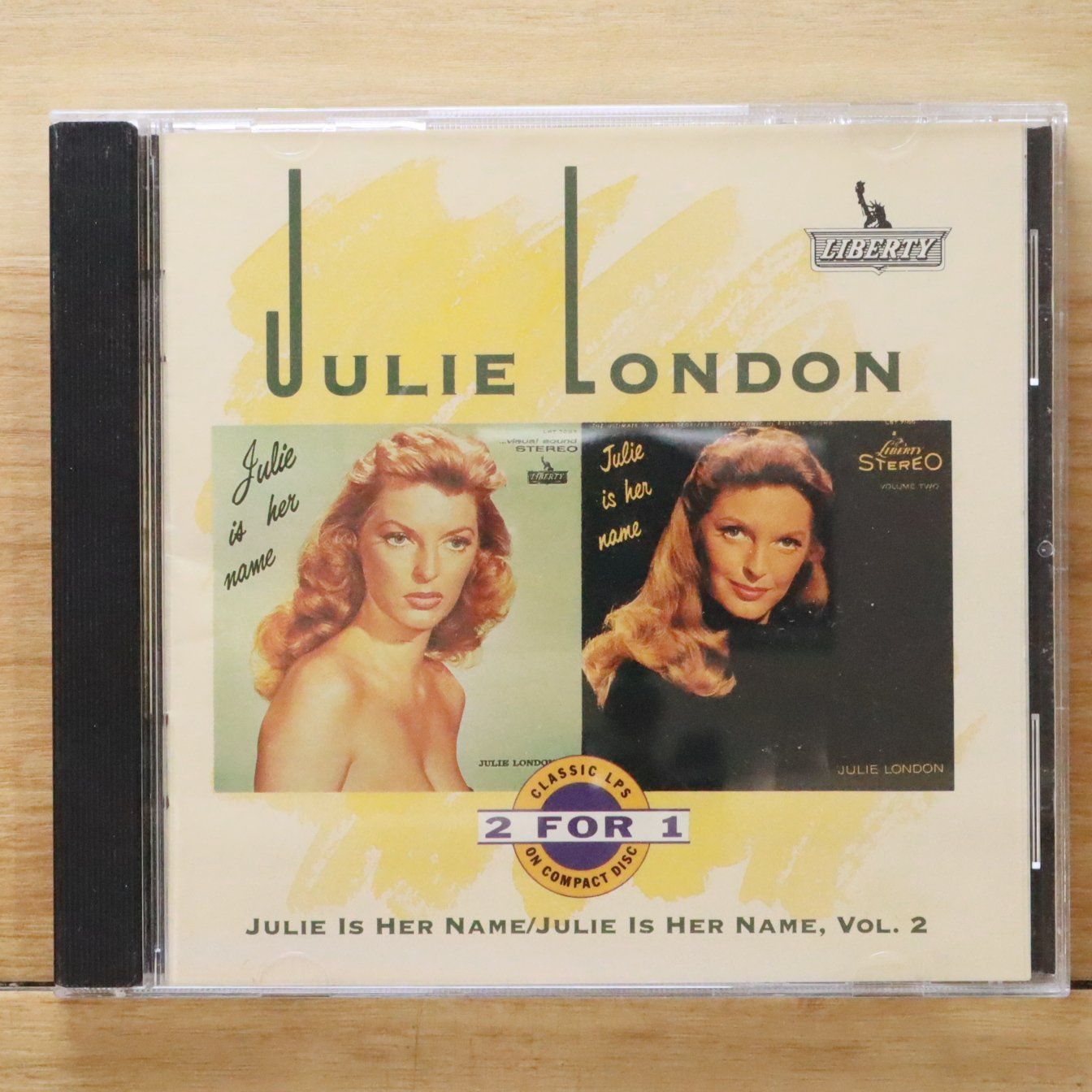 中古CD☆ジュリー・ロンドン/Julie London□ Julie Is Her Name 1 & 2