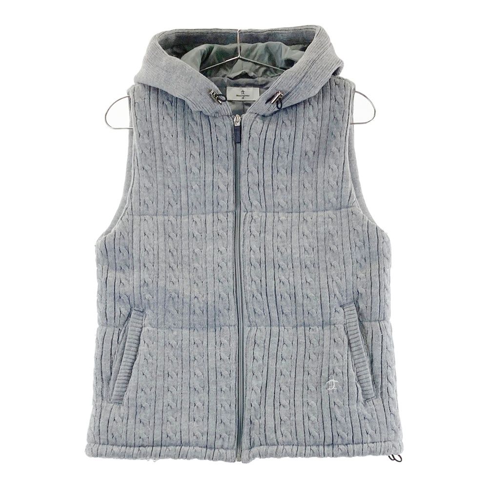 サイズ M MUNSING WEAR マンシングウェア 中綿ニットベスト グレー系 240101421432 ゴルフウェア レディース ストスト