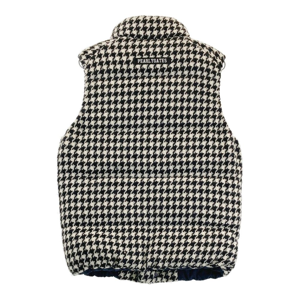 PEARLY GATES　パーリーゲイツ　 ノルディック柄　ダウンベスト サイズ：5 PEARLY GATES パーリーゲイツ ダウンベスト ウール 千鳥柄