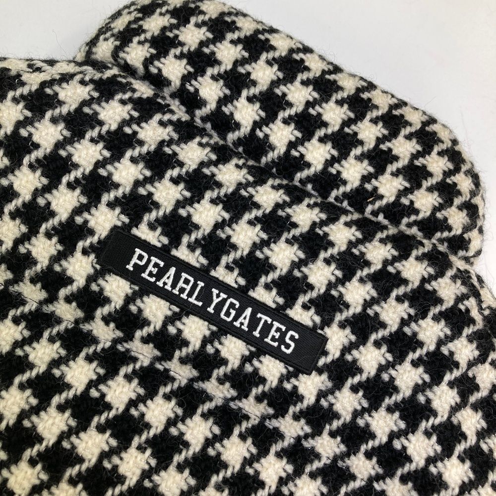 PEARLY GATES 千鳥柄ダウンベスト　5(L）サイズ サイズ：5 PEARLY 最新 GATES パーリーゲイツ ダウンベスト ウール
