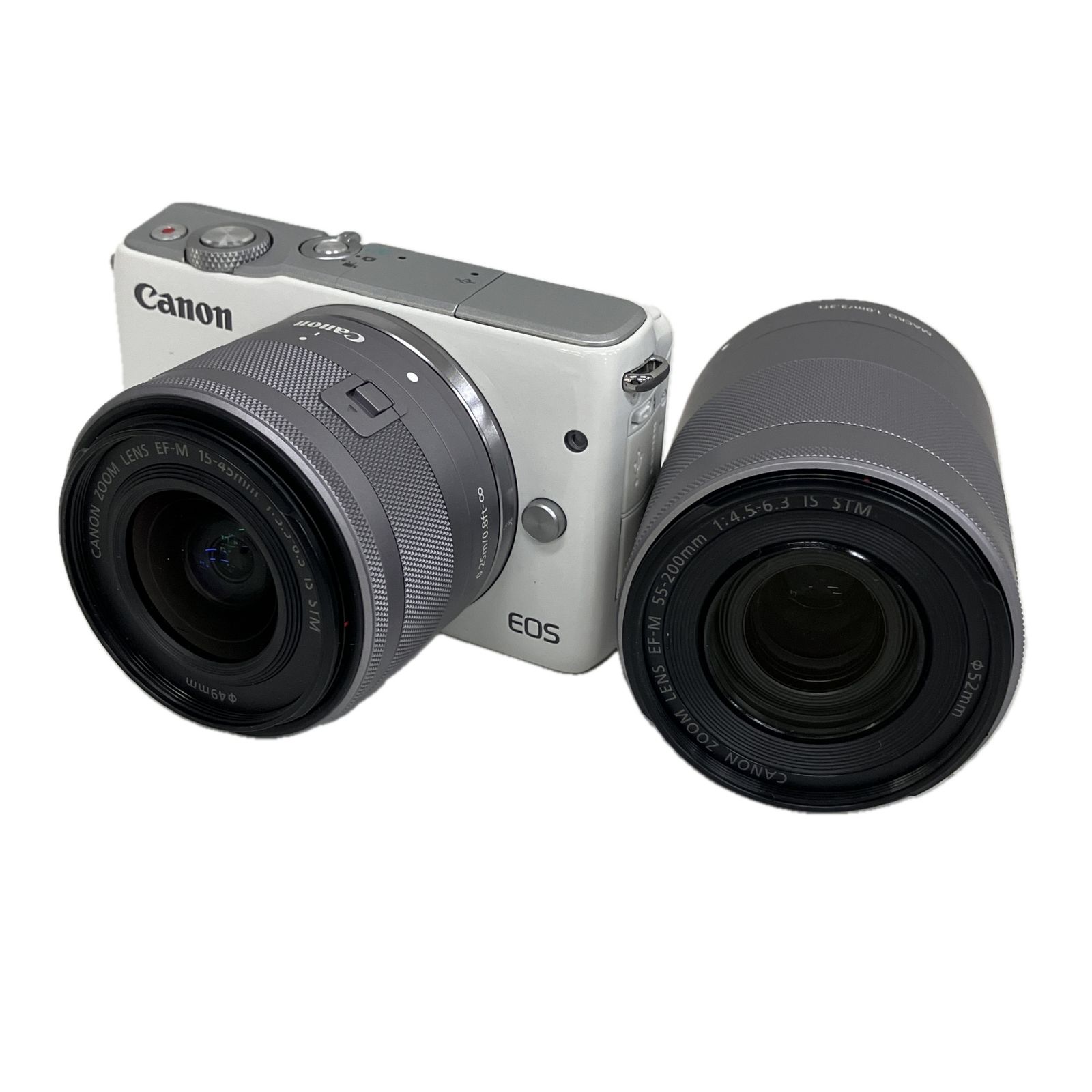 Canon EOS M10 ミラーレスカメラ 22mm 15-45mm ダブルレンズキット S10581237