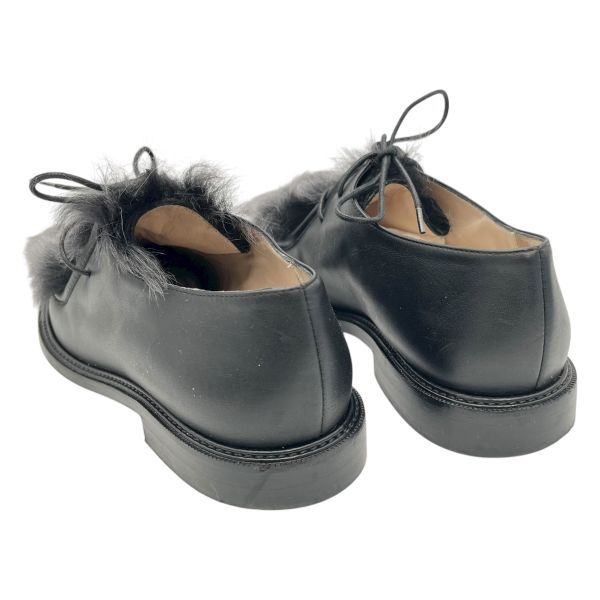 ネブローニ Nebuloni 靴 ファー レースアップ シューズ ESTNATION