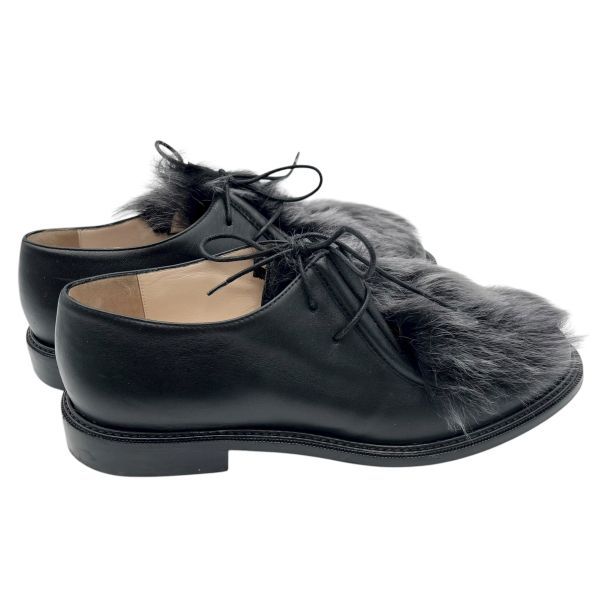 ネブローニ Nebuloni 靴 ファー レースアップ シューズ ESTNATION