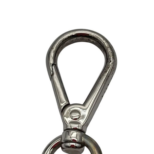 プラダ PRADA キーホルダー サフィアーノレザー トライアングルロゴ