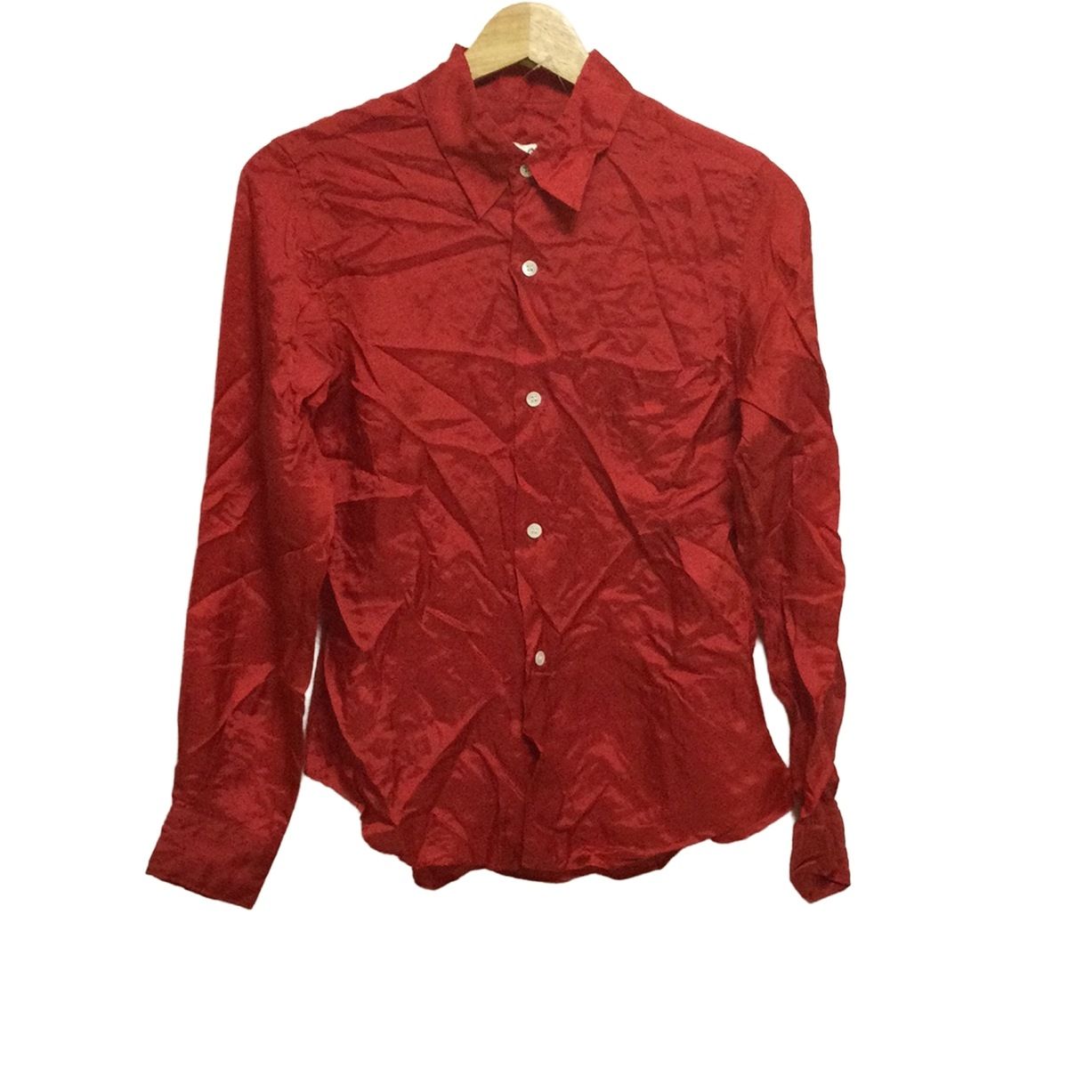 COMMEdesGARCONS コムデギャルソン 長袖シャツ サイズS メンズ レッド 長袖 AD 2000