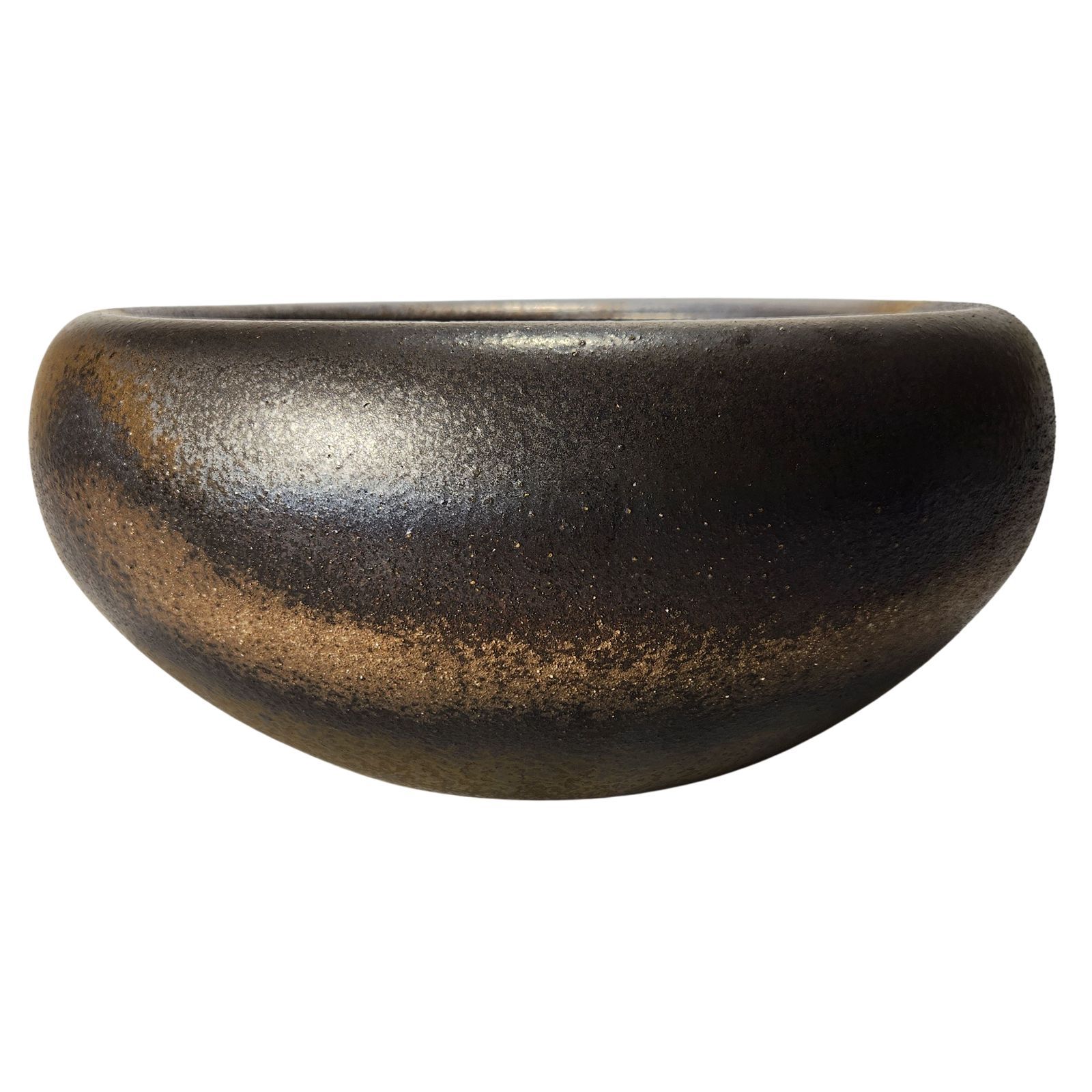 金彩浅型火鉢 11号