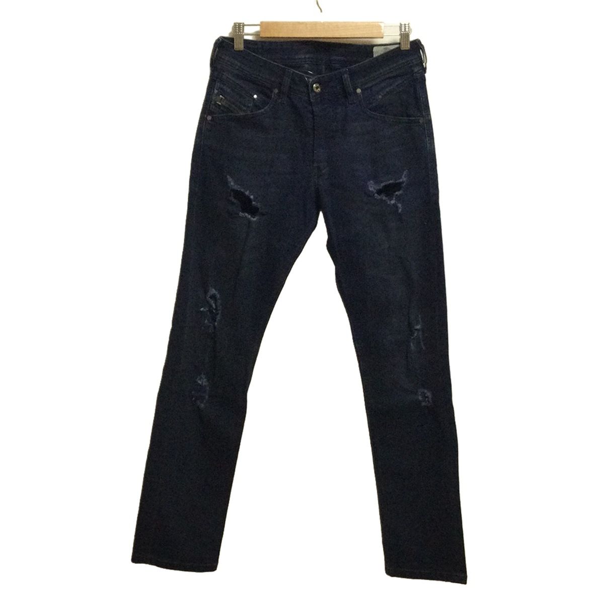 ディーゼル DIESEL ボトムス ジーンズ サイズ28 ネイビー×黒 ディーゼル DIESEL ボトムス ジーンズ サイズ28 ネイビー×黒