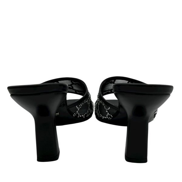 ○ グッチ GUCCI ミュール サンダル 靴 透け感 GGマーク ライン