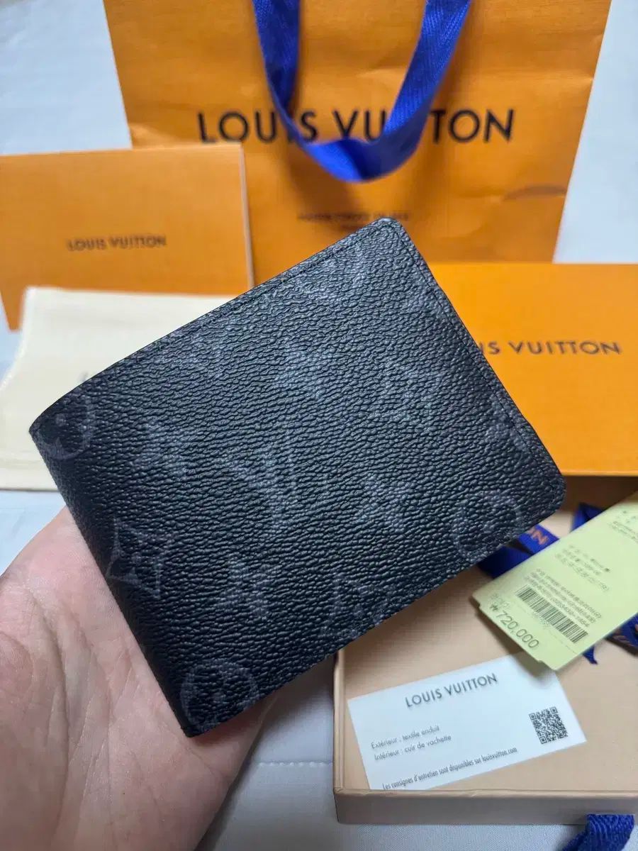 25年9月 状態良し Louis Vuitton ルイヴィトン エクリプス 二つ折り財布