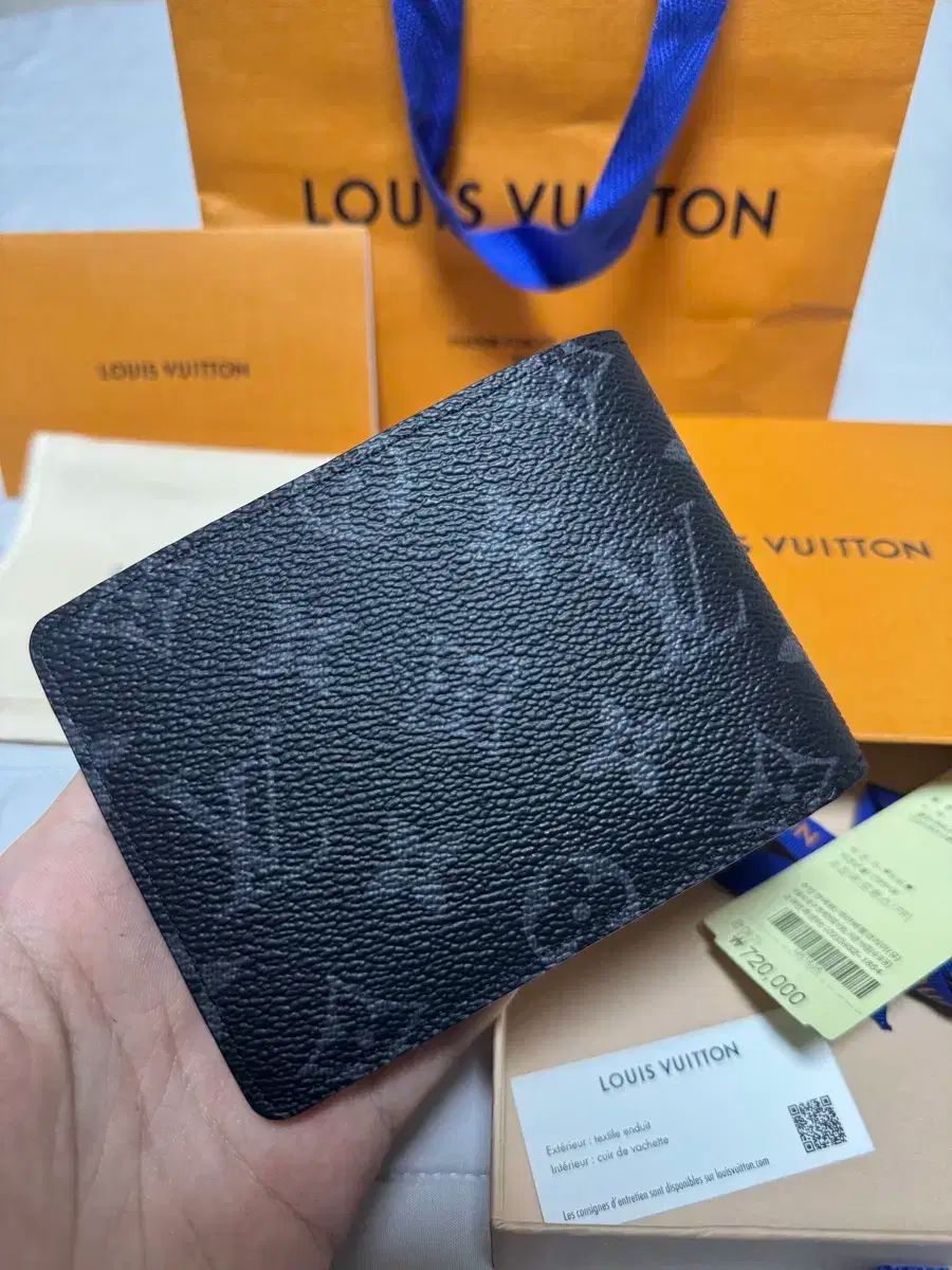 25年9月 状態良し Louis Vuitton ルイヴィトン エクリプス 二つ折り財布