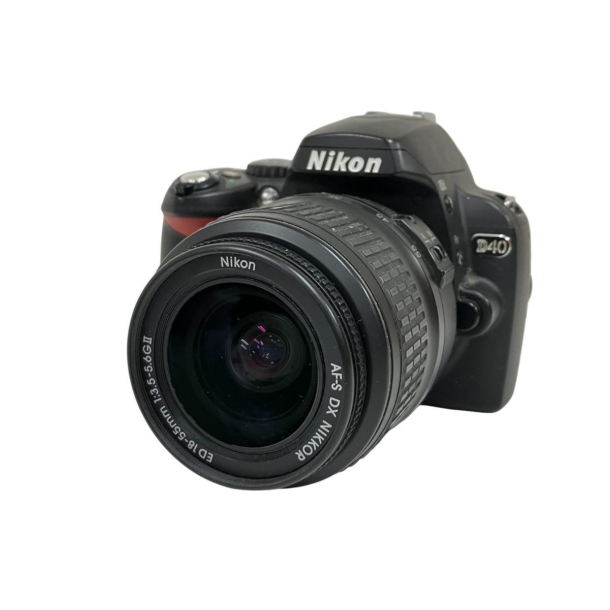 Nikon D40 AF-S DX Zoom-NIKKOR ED 18-55mm 1 3.5-5.6GII デジタル一眼レフカメラ ボディ ズームレンズ セット ニコン O10582374