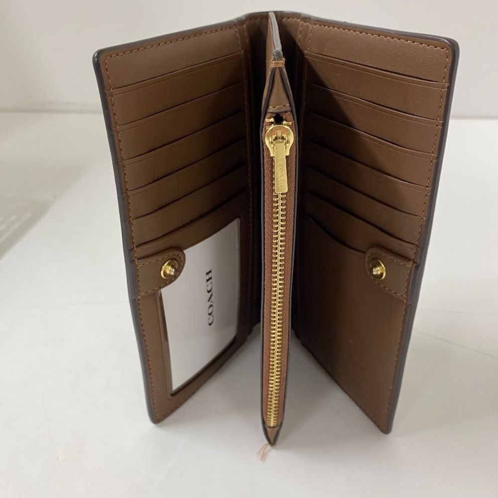 スリムジップウォレット カーキ