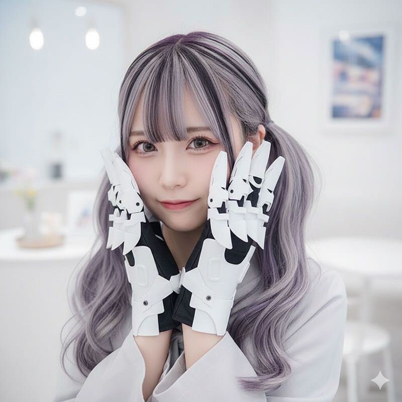 3 サイバーパンク ガントレット 手甲 コスプレ イベント パフォーマンス パーティー デザイン ユニーク インパクト ディテール ファッション