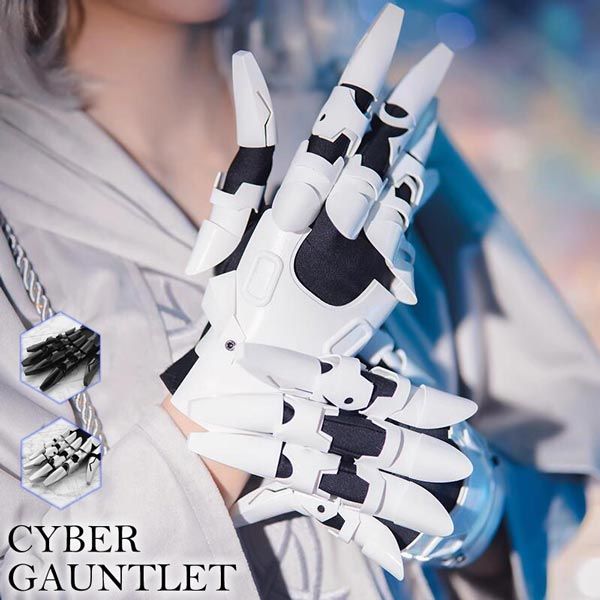 3 サイバーパンク ガントレット 手甲 コスプレ イベント パフォーマンス パーティー デザイン ユニーク インパクト ディテール ファッション