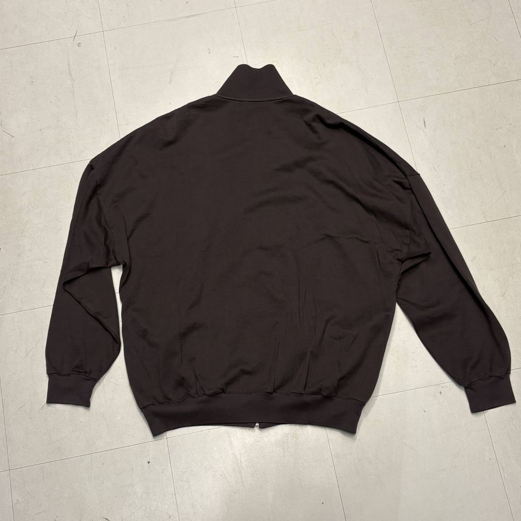 AURALEE オーラリー 24AW SUPER HIGH GAUDE SWEAT ZIP BLOUSON ジップブルゾン A24AB01CU ブラウン系 size 4 中目黒A11