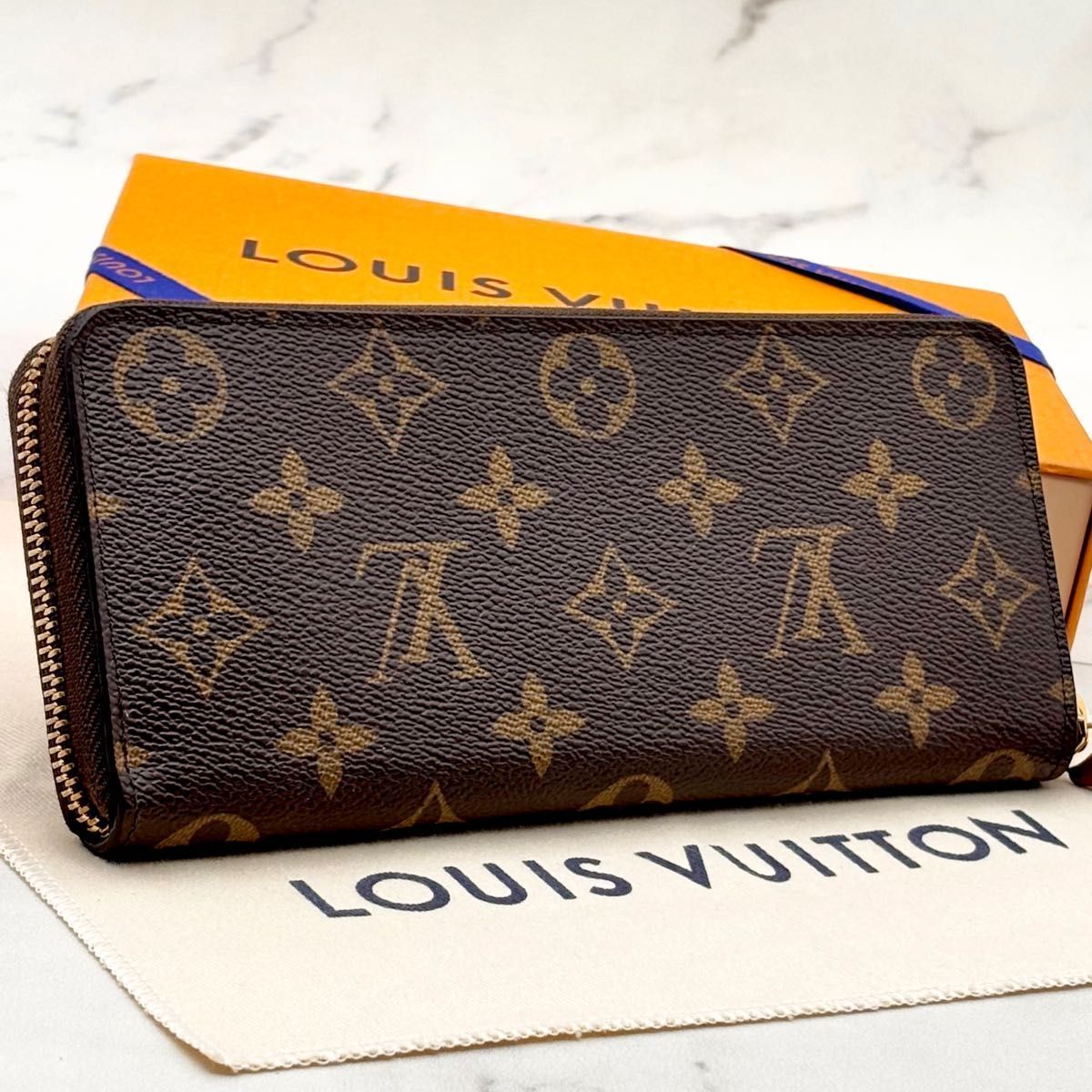 超 ルイヴィトン モノグラム ポルトフォイユ クレマンス フューシャ