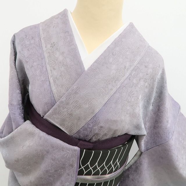 仕付け糸付 小紋