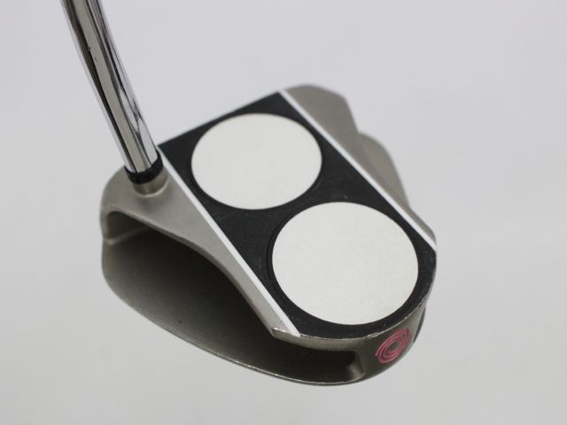 B-ランク レディースパター オデッセイ ホワイトホットRX 2-BALL V-LINE 2ボールVライン オリジナルスチール 32インチ 4489