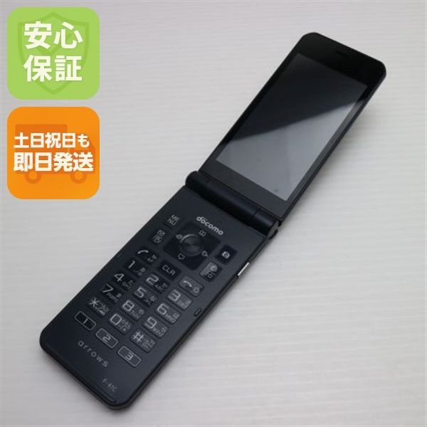 arrows ケータイ ベーシック F-41C ネイビー スマホ 白ロム 土日祝発送OK 04000