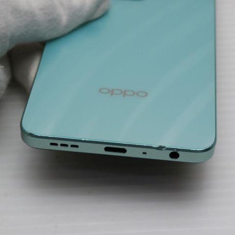 超美品 SIMフリー OPPO A79 5G グローグリーン スマホ OPPO 即日発送