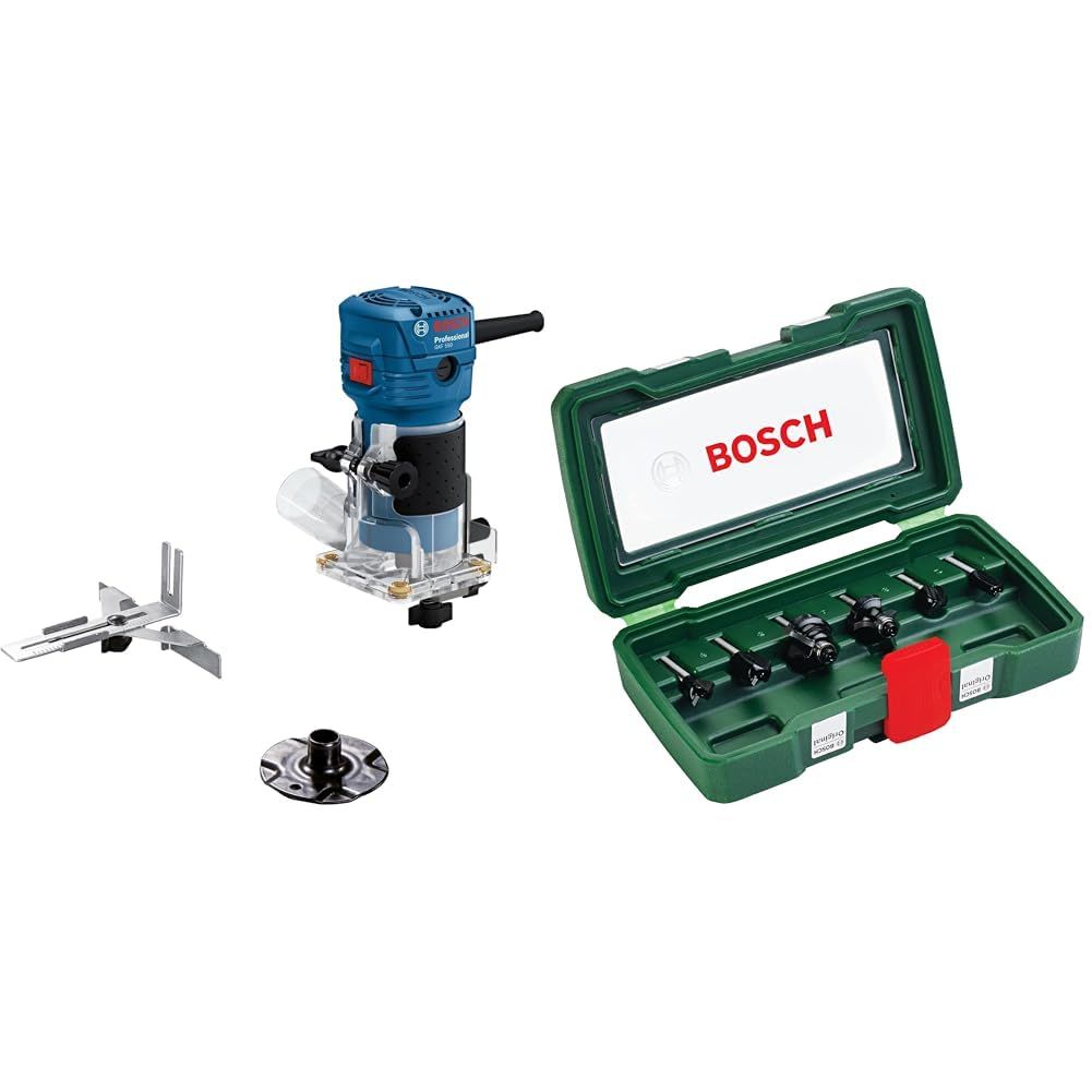 セット買い Bosch Professional ボッシュ トリマー ルーター ビットセット GLF 55 6 PR RB