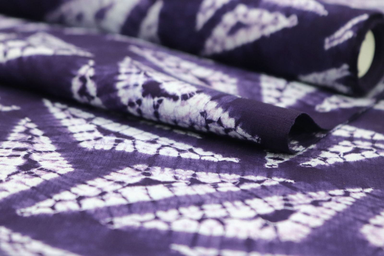  ona 4587 草木染紅花の里工房 みちのく米沢 紫根染 絞り 九寸 名古屋帯 ２～３週間で発送 丸帯 帯