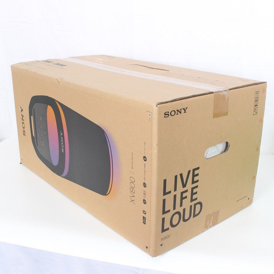 新品未開封】SONY SRS-XV800-BC ブラック ワイヤレスポータブル