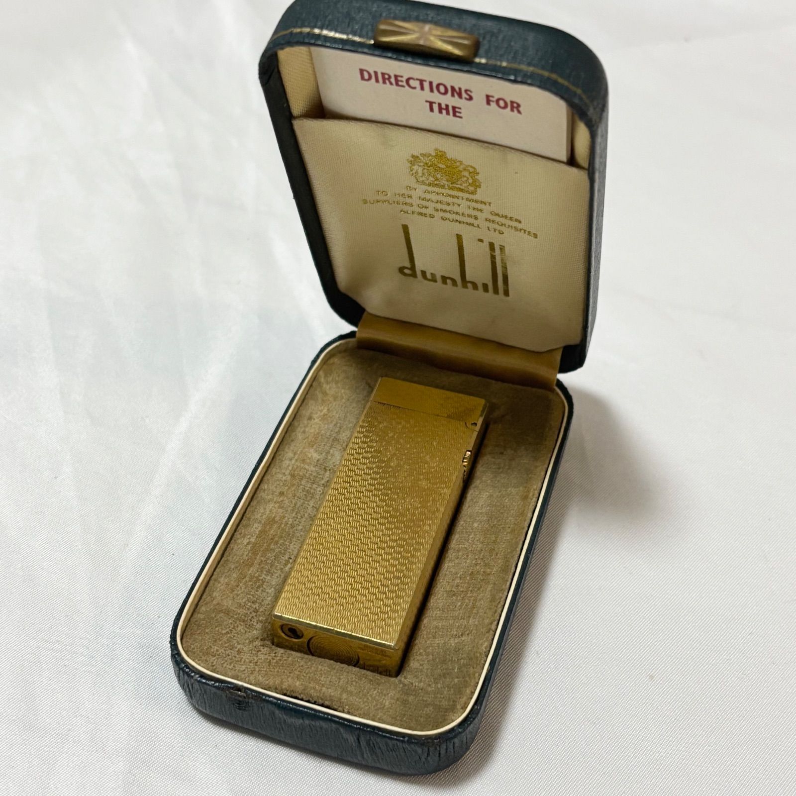 Dunhill ダンヒル ガスライター ゴールド 喫煙具 タバコ 着火未 動作未 品 き