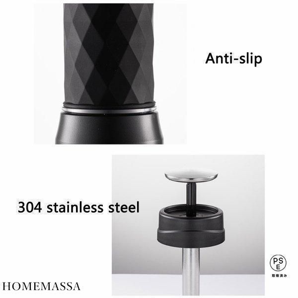 120MLエスプレッソマシンマニュアルコーヒーメーカートラベルピクニックハイキングブラック