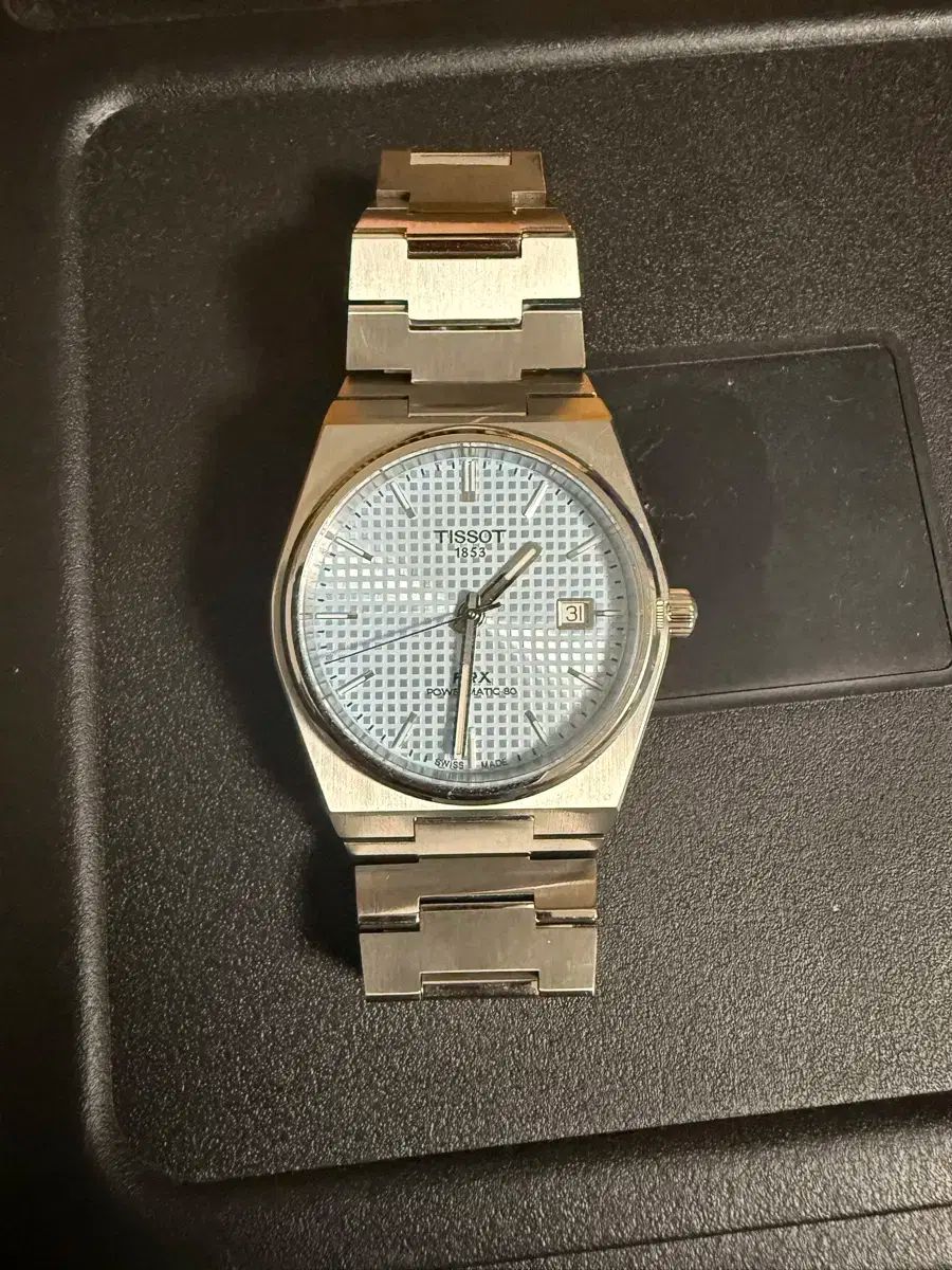  ティソ PRX パワーマティック 80 40mm アイスブルー 家庭洗濯可 自動巻き時計 腕時計(アナログ)